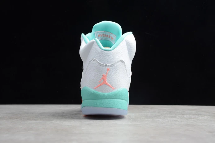 Affordable Air Jordan 5 GS Light Aqua 440892- 1092