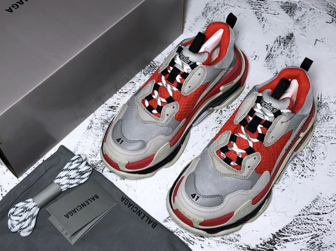 Affordable BLCG Triple S Red Grey White 536737 W09OH 2546