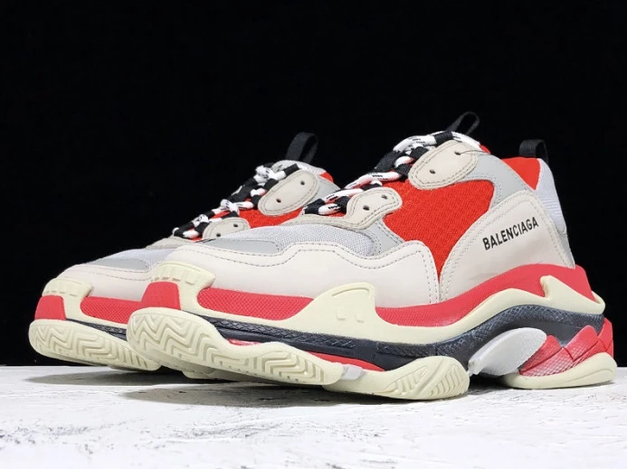 Affordable BLCG Triple S Red Grey White 536737 W09OH 2546
