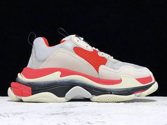 Affordable BLCG Triple S Red Grey White 536737 W09OH 2546