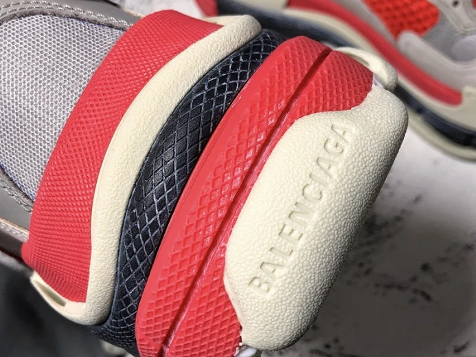 Affordable BLCG Triple S Red Grey White 536737 W09OH 2546