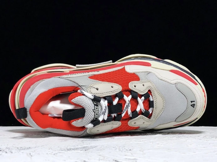 Affordable BLCG Triple S Red Grey White 536737 W09OH 2546