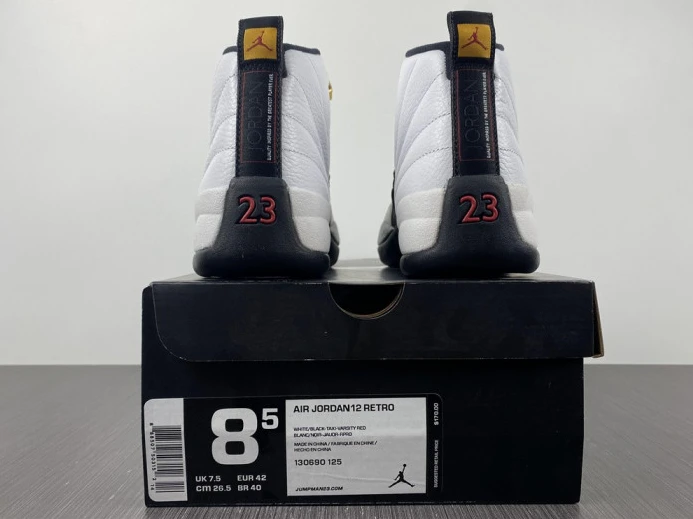 Affordable Jordan 12 Retro Taxi (2013) 130690- 675