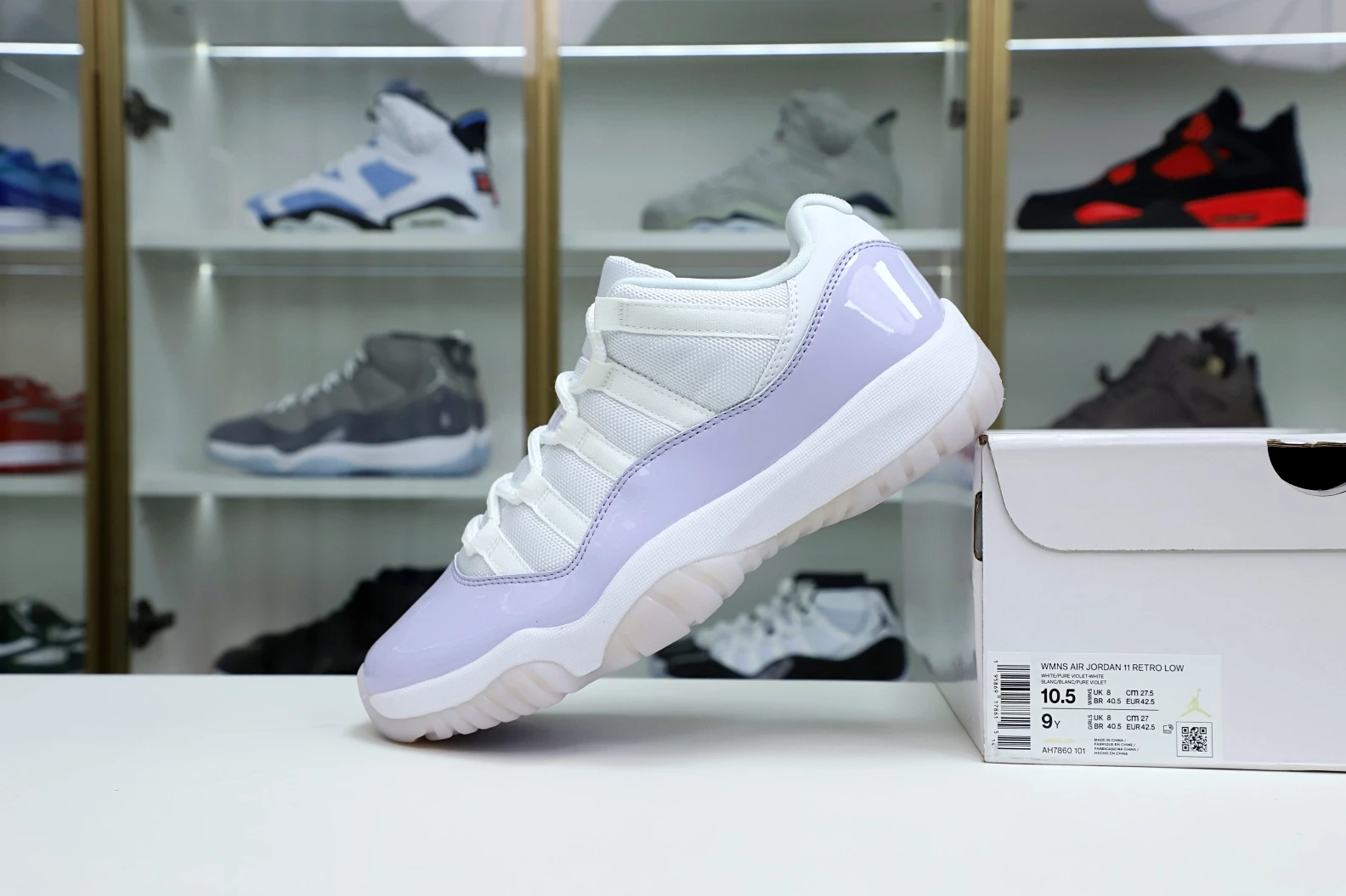 Affordable Kimikick AIR JORDAN 11 LOW PURE VIOLET 1936