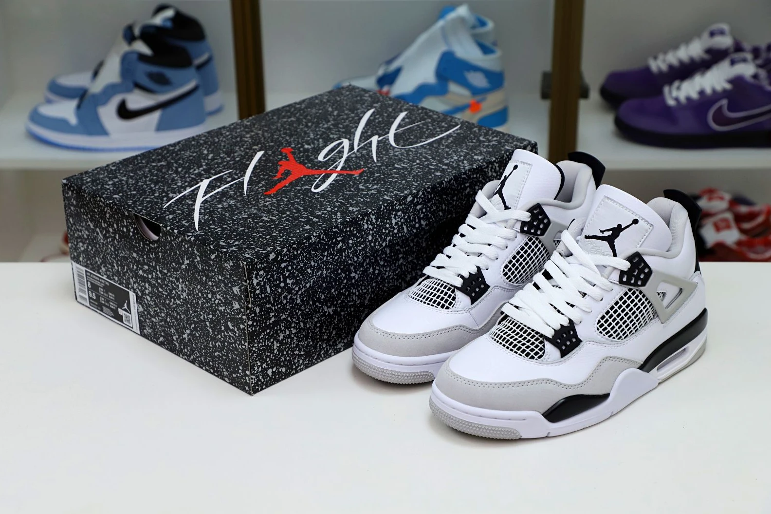 Affordable Kimikick AIR JORDAN 4 MILITARY BLACK 1949
