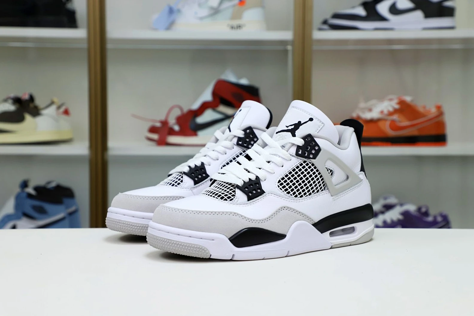 Affordable Kimikick AIR JORDAN 4 MILITARY BLACK 1949