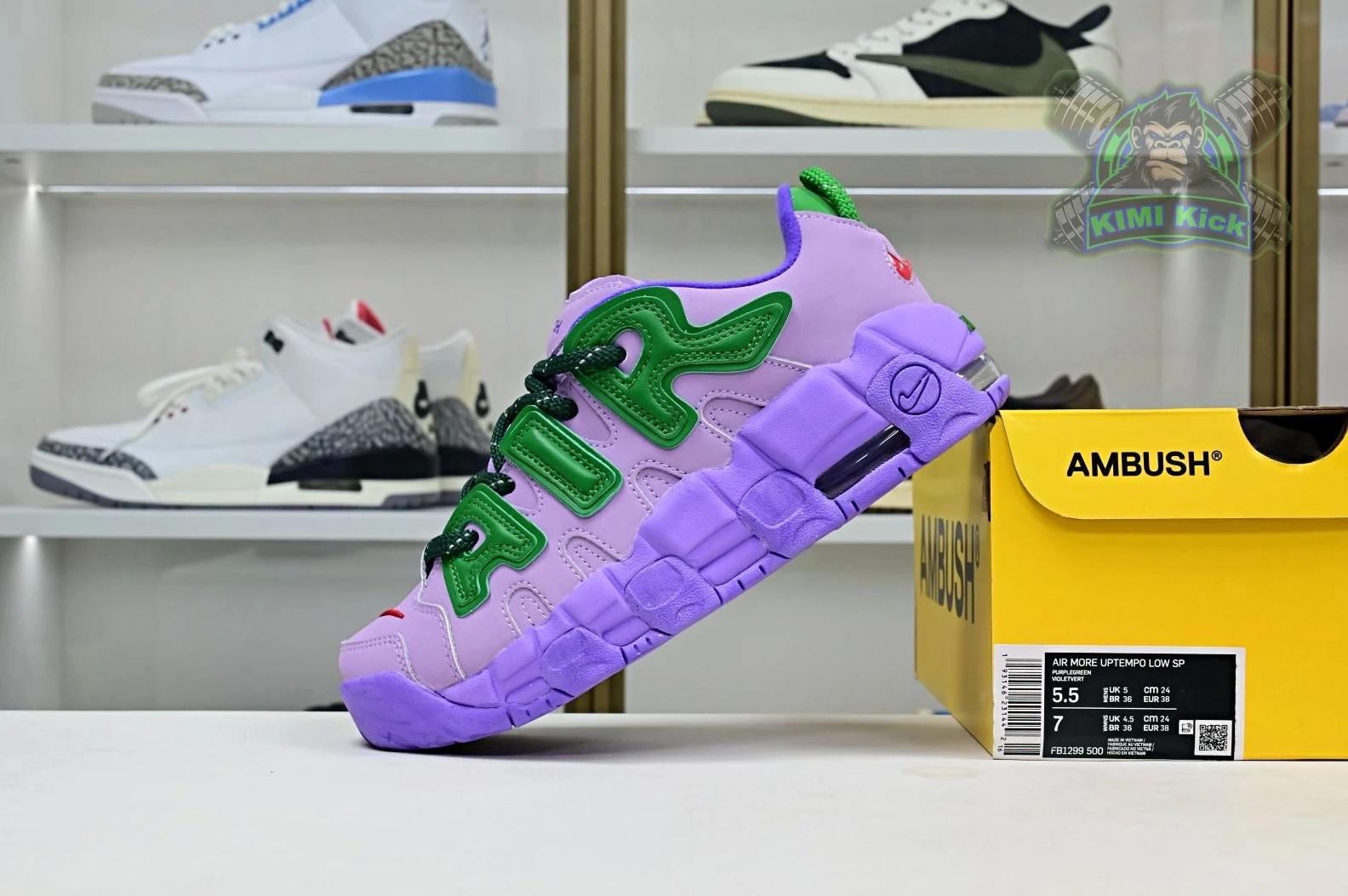 Affordable Kimikick AMBUSH x Nike Air More Uptempo Low 3435