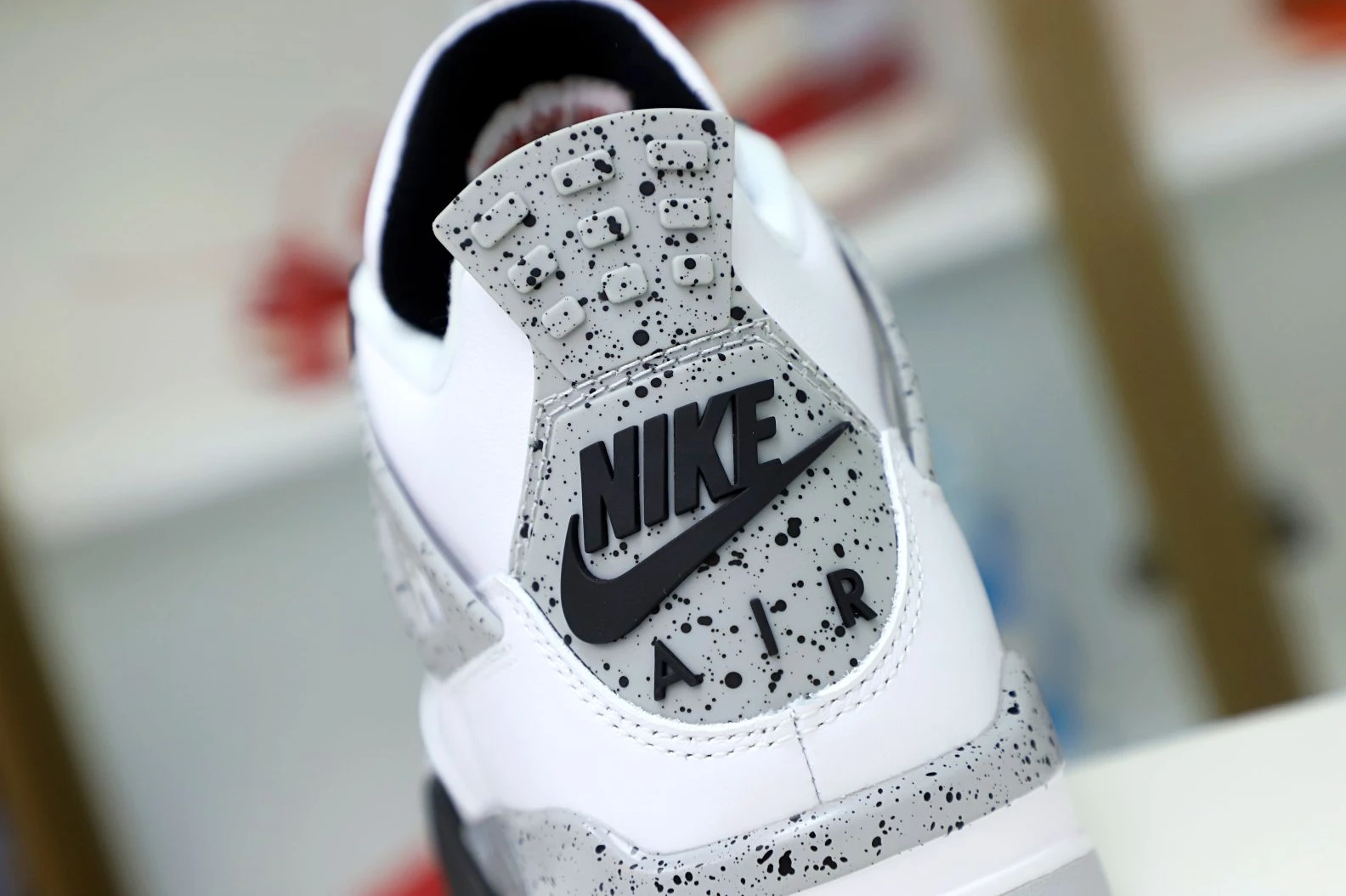 Affordable Kimikick Air Jordan 4 Retro White Cement 1942