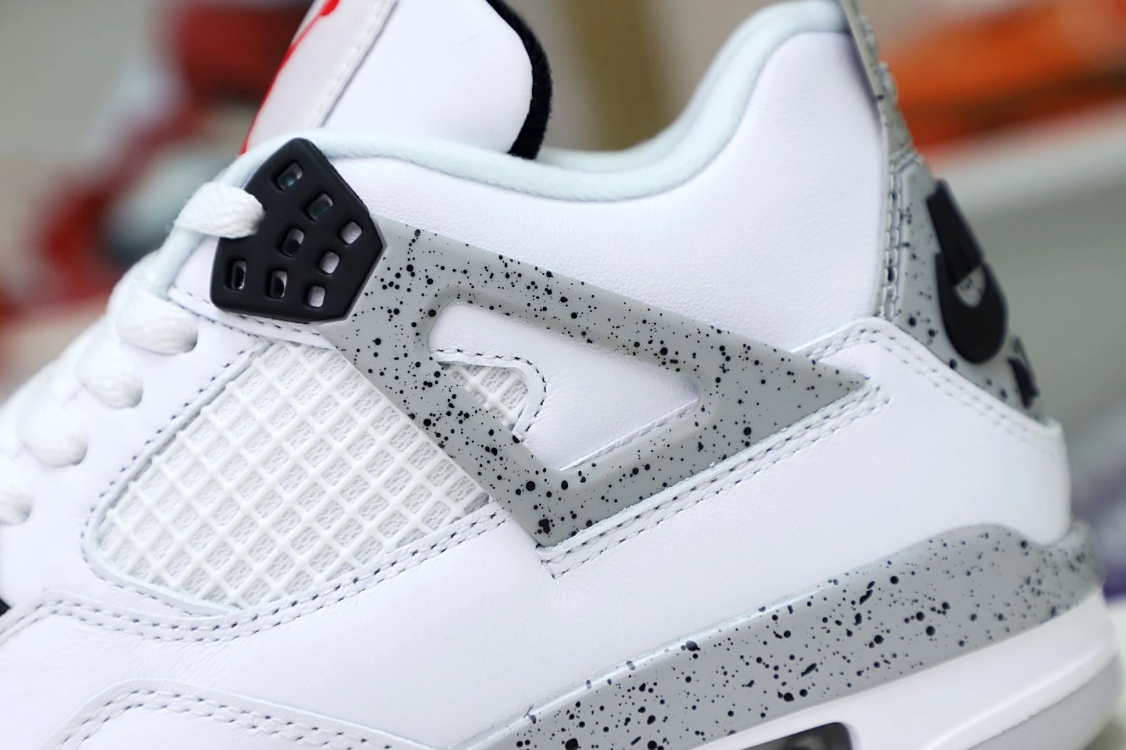 Affordable Kimikick Air Jordan 4 Retro White Cement 1942