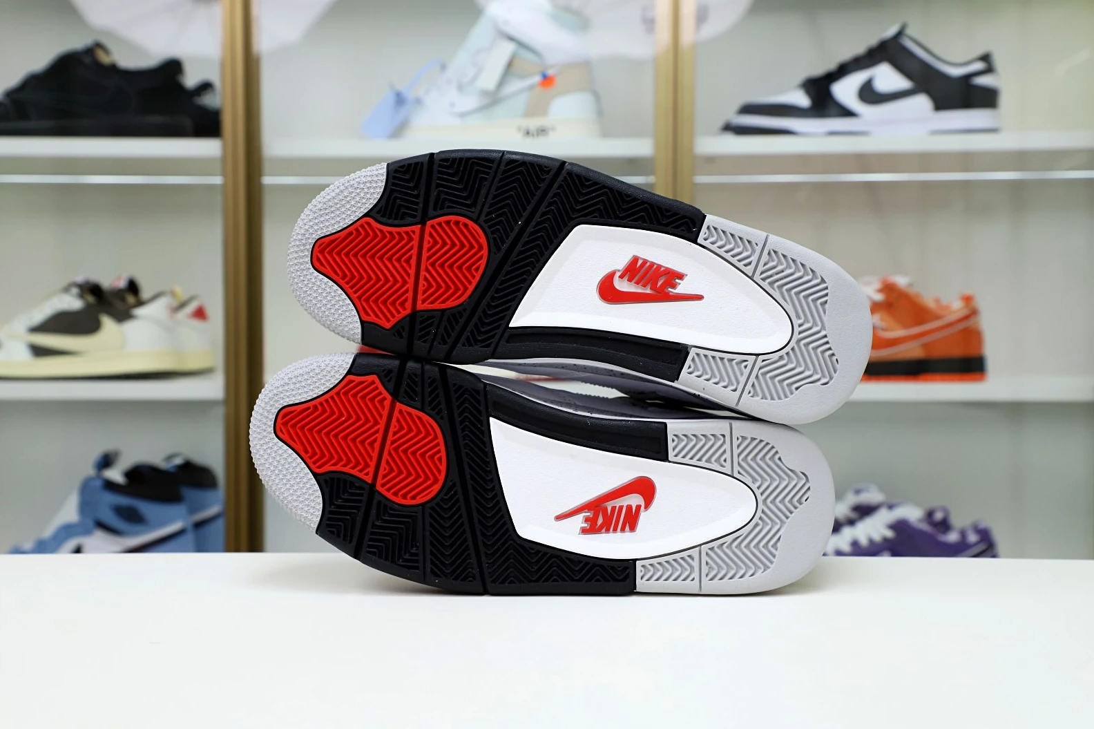 Affordable Kimikick Air Jordan 4 Retro White Cement 1942