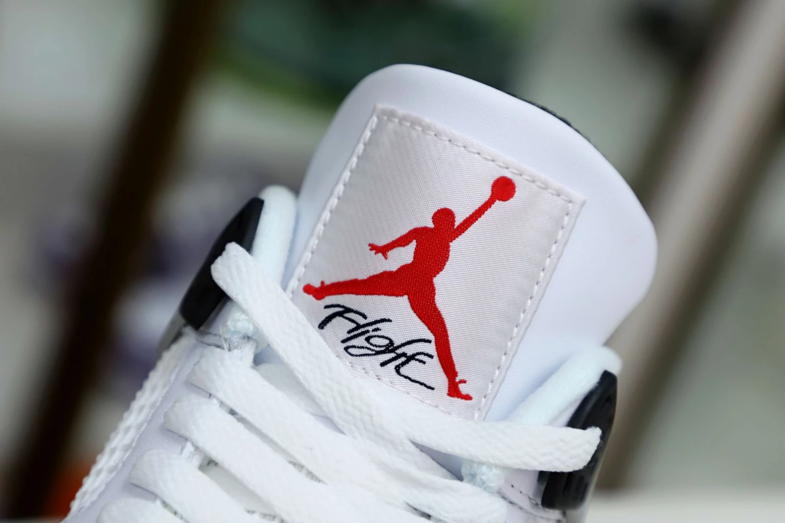 Affordable Kimikick Air Jordan 4 Retro White Cement 1942
