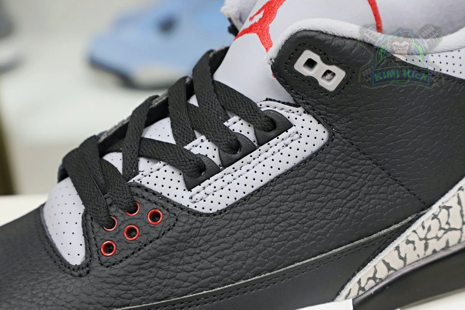 Affordable Kimikick Jordan Air Jordan 3 retro blackcement  2018（854262-001） 1899