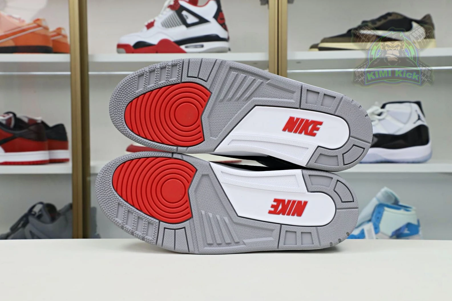 Affordable Kimikick Jordan Air Jordan 3 retro blackcement  2018（854262-001） 1899