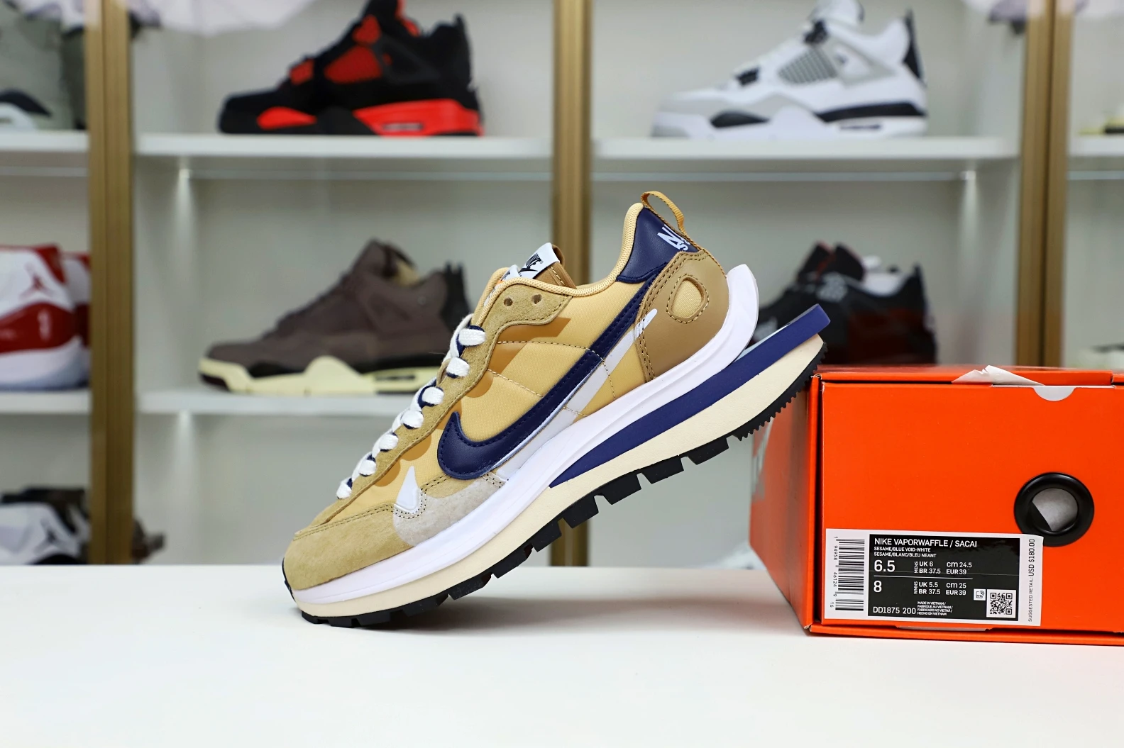 Affordable Kimikick SACAI X VAPORWAFFLE 'SESAME BLUE VOID''DARK IRIS' 3524