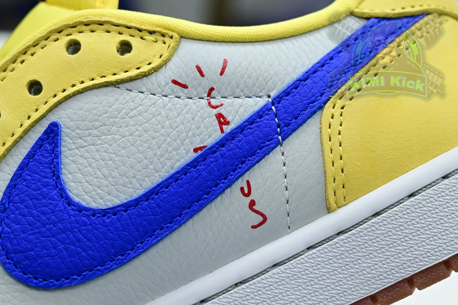 Affordable Kimikick Travis Scott x Jordan Air Jordan 1Low Canary 1872