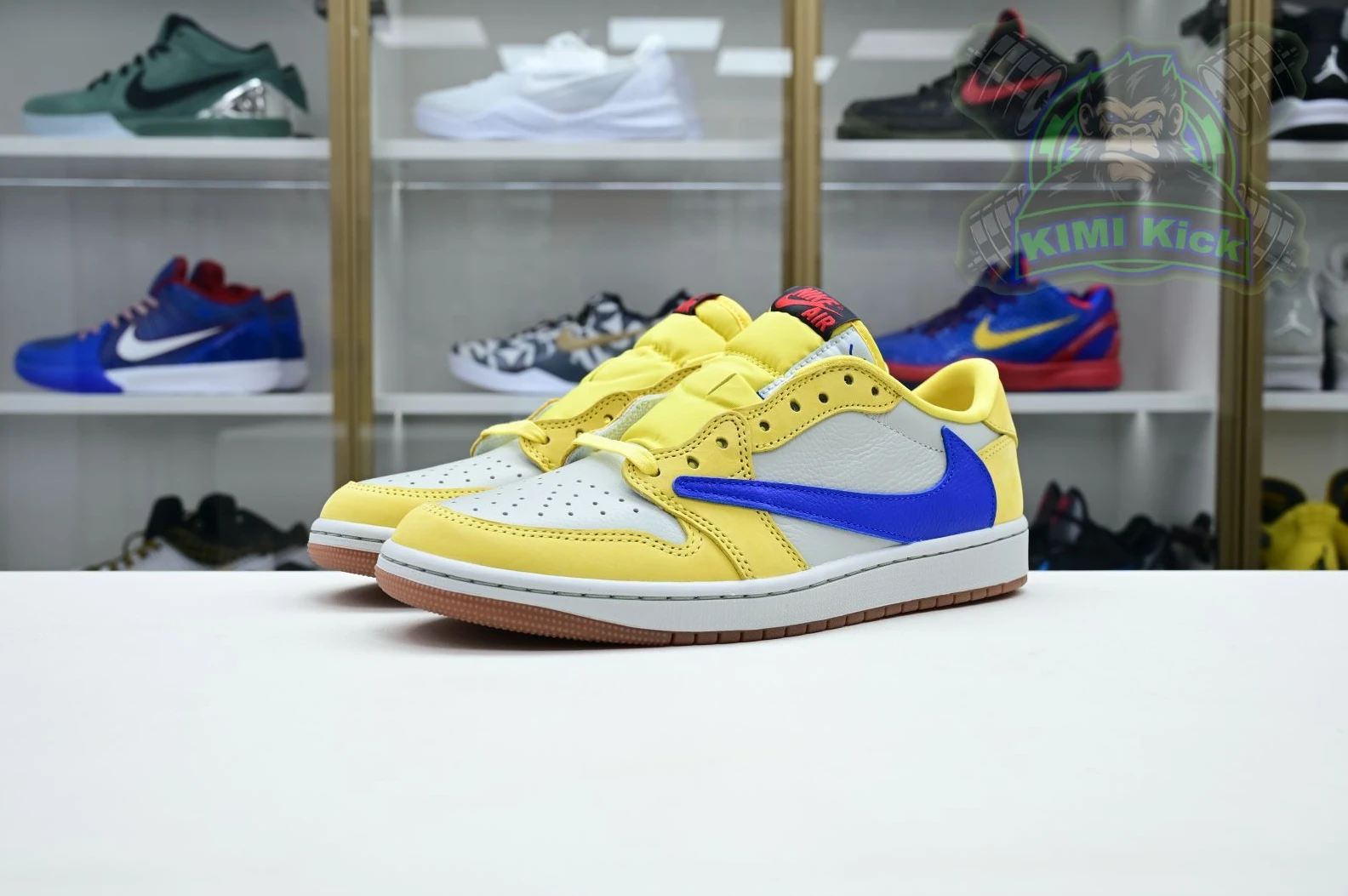 Affordable Kimikick Travis Scott x Jordan Air Jordan 1Low Canary 1872
