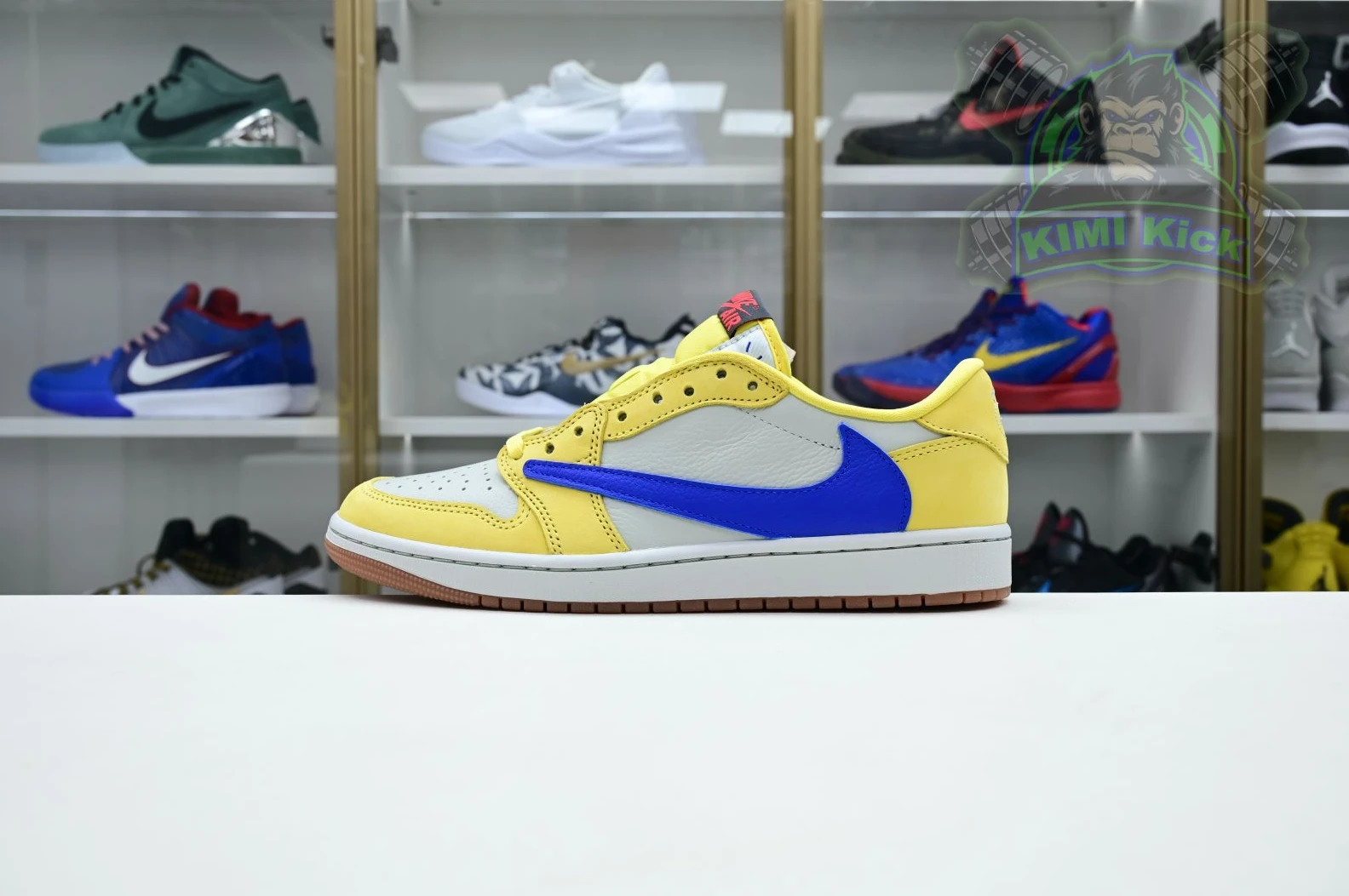 Affordable Kimikick Travis Scott x Jordan Air Jordan 1Low Canary 1872