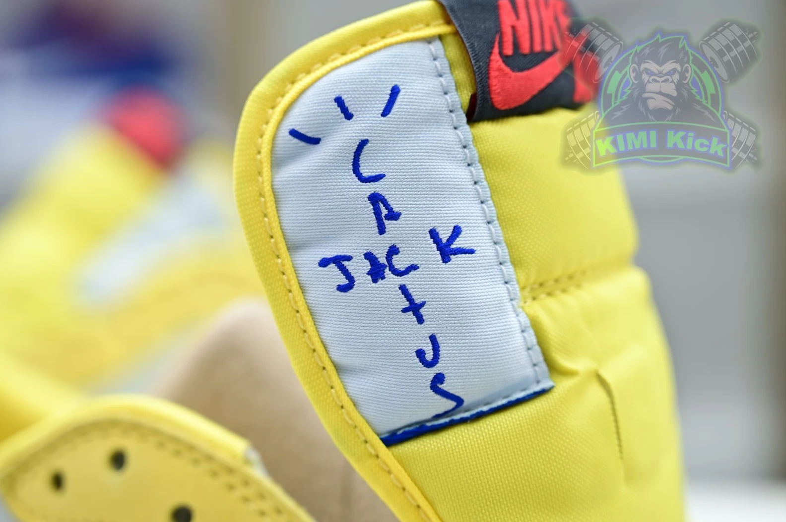 Affordable Kimikick Travis Scott x Jordan Air Jordan 1Low Canary 1872