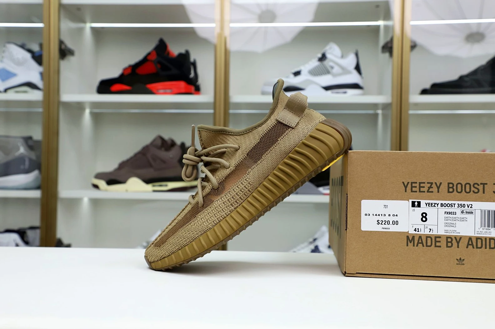 Affordable Kimikick YEEZY BOOST 350 V2 'EARTH' 32
