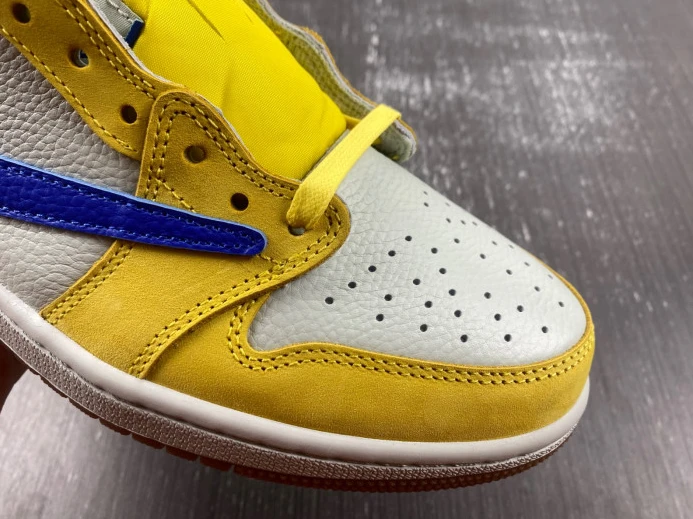 Affordable Travis Scott x Air Jordan 1 Low OG Canary DZ4137- 490
