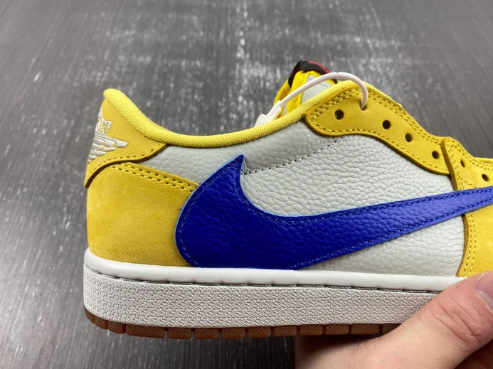 Affordable Travis Scott x Air Jordan 1 Low OG Canary DZ4137- 490