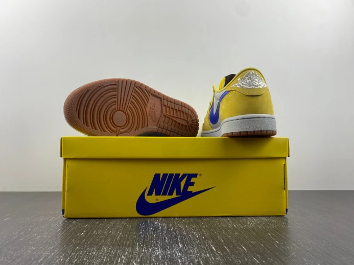 Affordable Travis Scott x Air Jordan 1 Low OG Canary DZ4137- 490