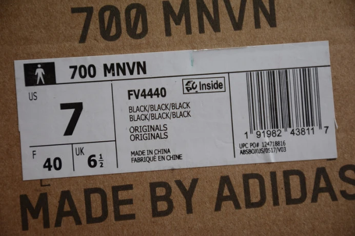 Affordable ad*s yeezy boost 700 mnvn triple black fv 191