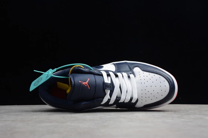 Affordable air jordan 1 low obsidian ember glow 553558- 1277