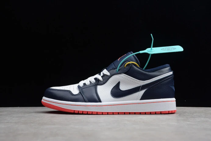 Affordable air jordan 1 low obsidian ember glow 553558- 1277