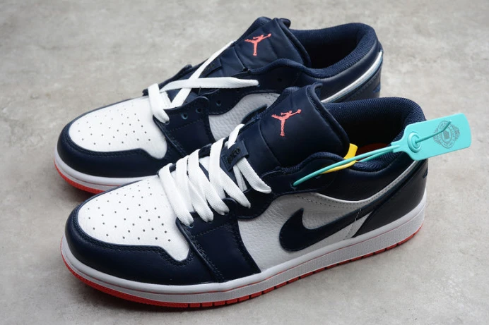 Affordable air jordan 1 low obsidian ember glow 553558- 1277