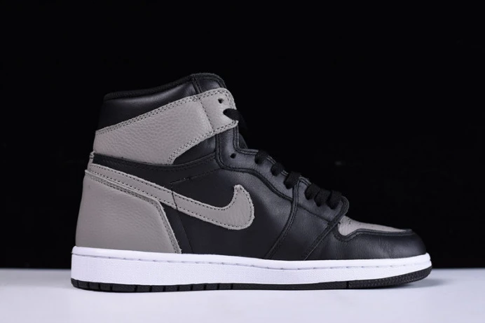 Affordable air jordan 1 retro high og shadow black grey 555088- 1337