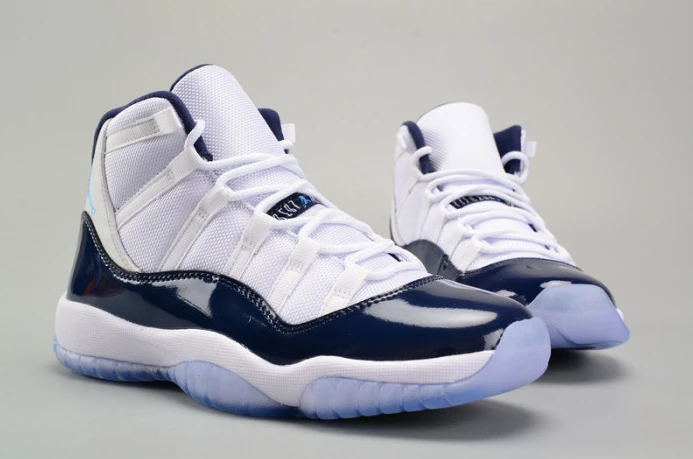 Affordable air jordan 11 retro bg (gs) "win like ''82" university blue womens 378038- 1785