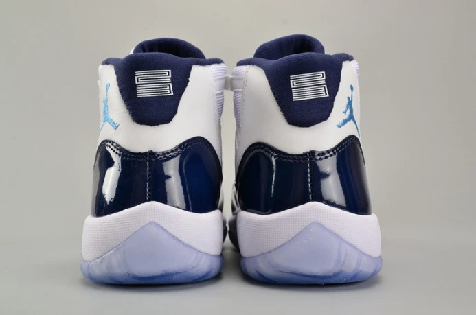 Affordable air jordan 11 retro bg (gs) "win like ''82" university blue womens 378038- 1785