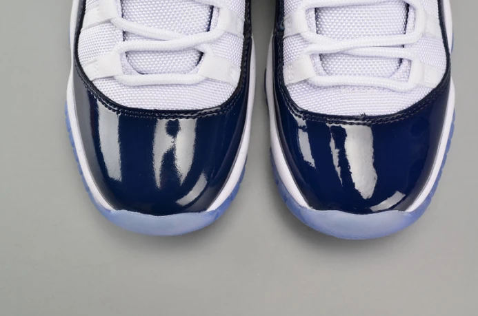 Affordable air jordan 11 retro bg (gs) "win like ''82" university blue womens 378038- 1785