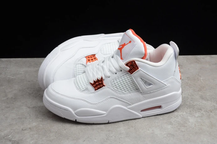Affordable air jordan 4 retro metallic orange ct8527- 1742