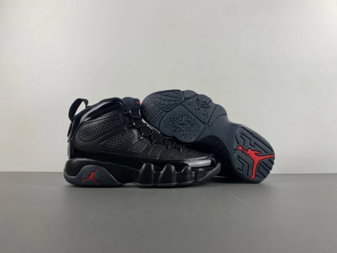 Affordable air jordan 9 retro bred patent 302370- 1581