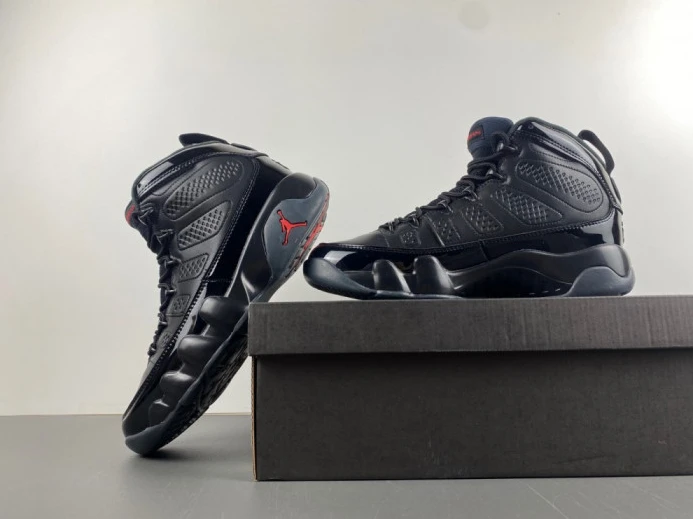Affordable air jordan 9 retro bred patent 302370- 1581