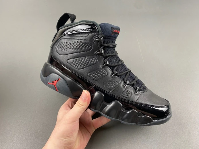 Affordable air jordan 9 retro bred patent 302370- 1581