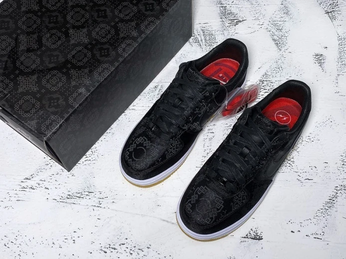 Affordable fragment clot nike air force 1 black cz3986- 3036