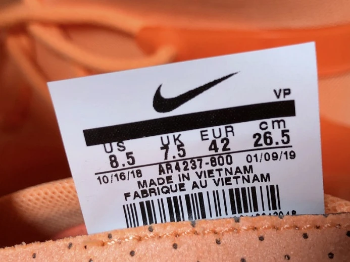 Affordable nike air fear of god 1 orange pulse ar4237- 3262