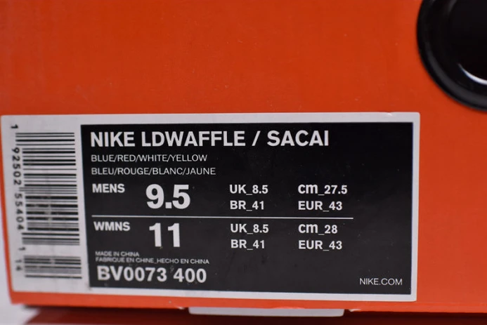 Affordable sacai x nike ldv waffle varsity blue bv0073 3142