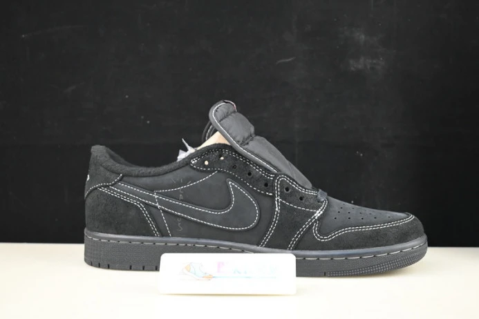 Affordable travis scott x air jordan 1 low og sp “black phantom” dm7866- 1633