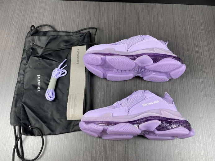 Affordable triples trainer clear sole sneakers 2294