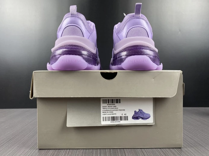 Affordable triples trainer clear sole sneakers 2294