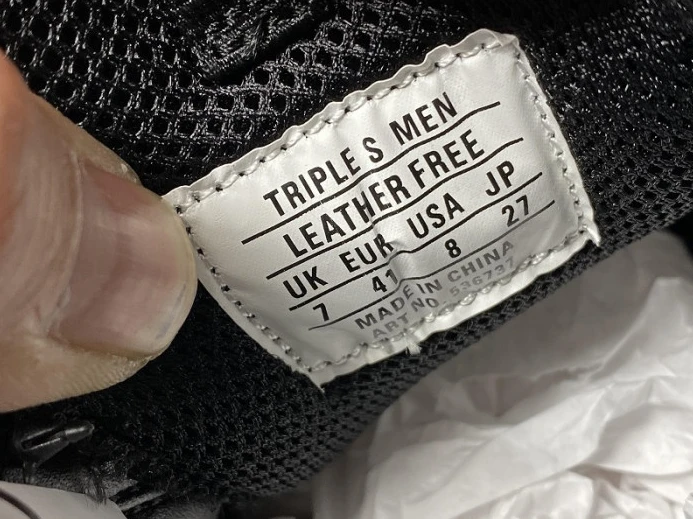 Affordable triples trainer sneakers letters 2140