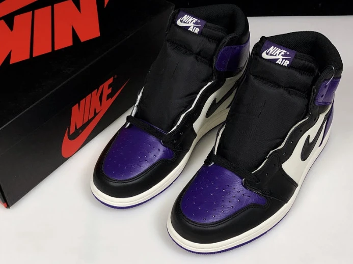 Air Jordan 1 Court Purple 555088- Fashionable 917