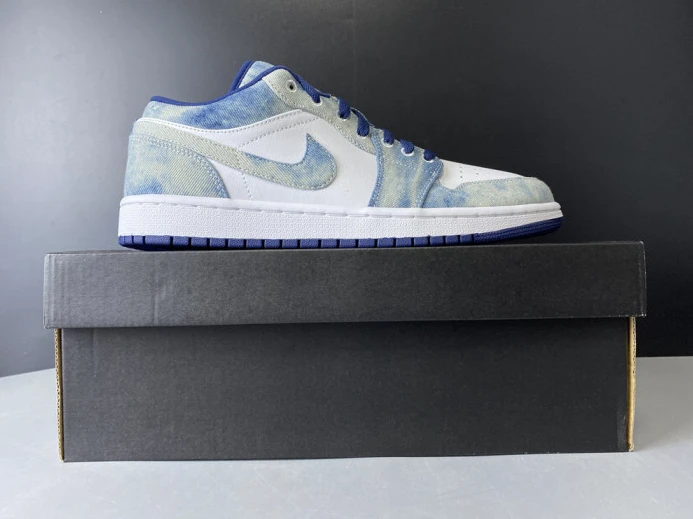 Air Jordan 1 Low Washed Denim CZ8455- WellDesigned 852