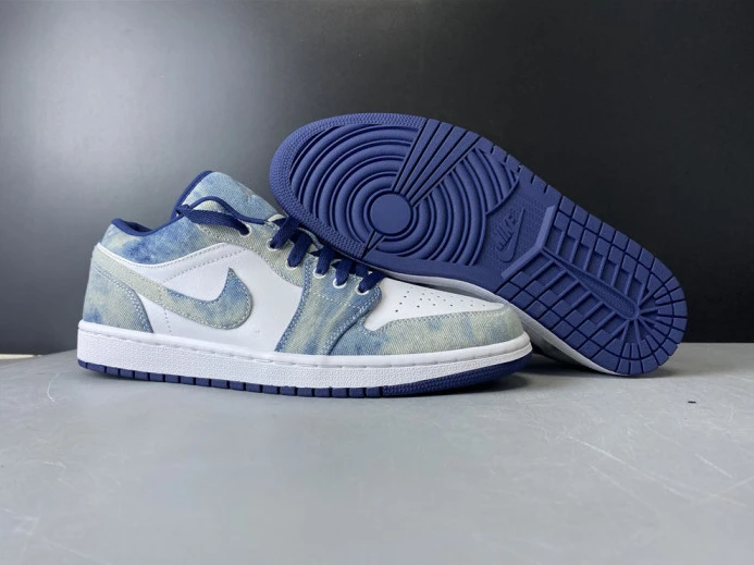 Air Jordan 1 Low Washed Denim CZ8455- WellDesigned 852