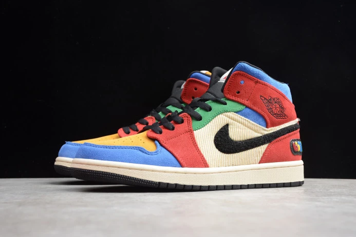 Air Jordan 1 Mid SE Fearless Blue the Great CU2805- Trendy 889