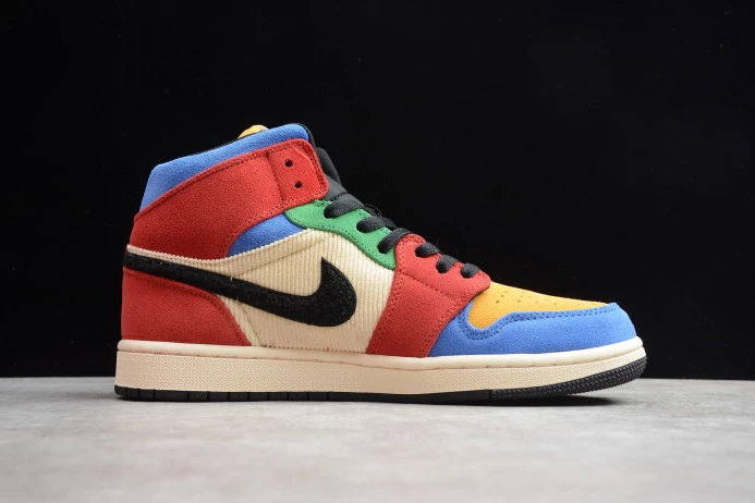Air Jordan 1 Mid SE Fearless Blue the Great CU2805- Trendy 889